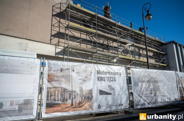 Trwa modernizacja kina Tęcza w Warszawie, fot. Rafał Motyl, um.warszawa.pl