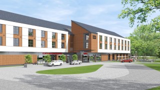 Kompleks hotelowo-konferencyjny w Malborku - wizualizacja