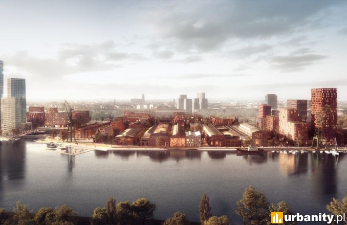 Projekt zabudowy Stoczni Cesarskiej w Gdańsku