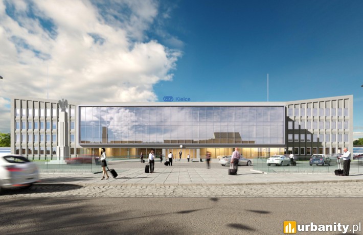 Wizualizacja modernizacji dworca w Kielcach