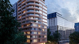 Wizualizacja apartamentowca Flare w Warszawie, wiz. materiały dewelopera