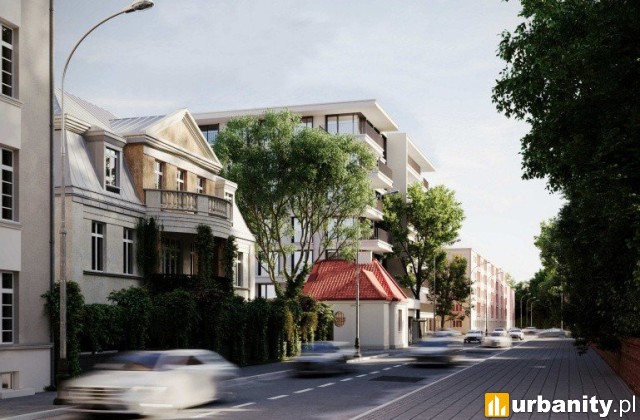 Poprawiona wersja projektu apartamentowca przy Jaracza w Łodzi, fot. materiały dewelopera