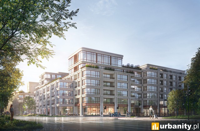 Kilińskiego 3A - projekt inwestycji w centrum Łodzi, wiz. Design Lab Group