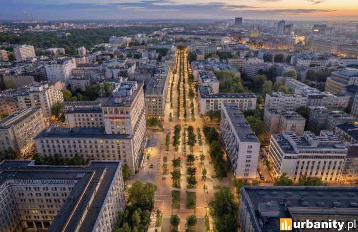 Ulica Krucza przejdzie dużą przebudowę, wiz. materiały inwestora