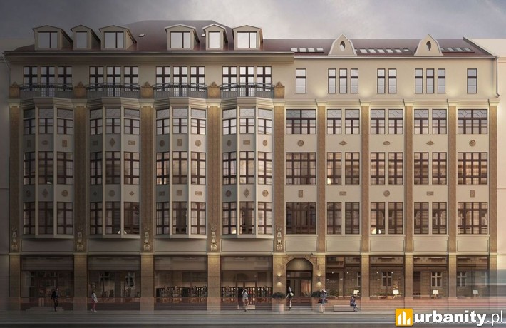 Krupnicza 6/8 - projekt rewitalizacji, wiz. materiały inwestora