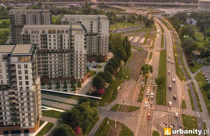 Lotnicza 100 we Wrocławiu, wizualizacja, wiz. materiały dewelopera