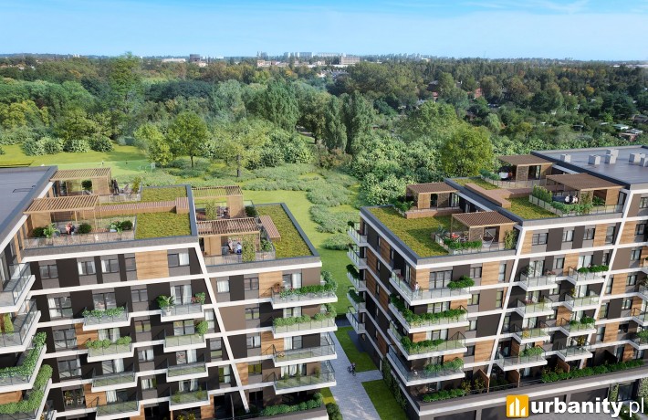 Wizualizacja Osiedla Nad Jasieniem w Łodzi