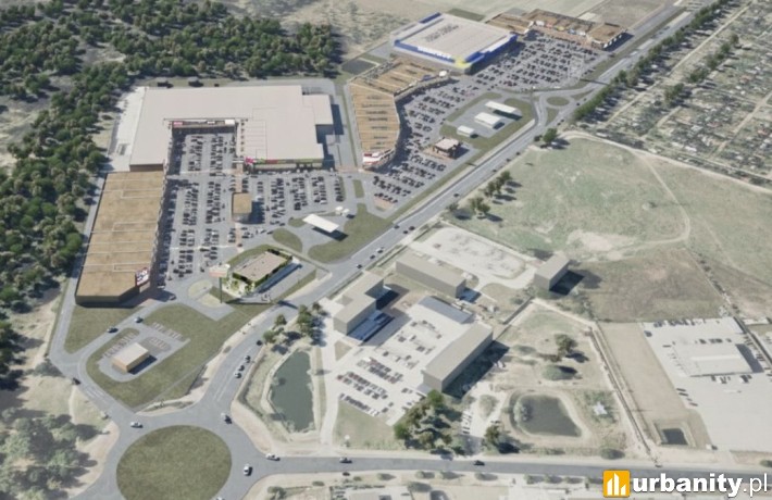 Park Handlowy S1 w Stargardzie urośnie do ponad 51 tys. mkw., wiz. materiały inwestora