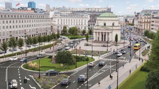 Metamorfoza placu Trzech Krzyży, wiz. materiały inwestora