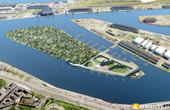 Port jachtowy na na Wyspie Grodzkiej