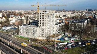 Ponad 50 metrów inwestycji przy Włókniarzy w Łodzi. Finiszuje budowa Tobaco Park II