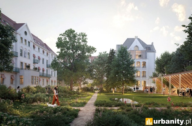 Traugutta nad Oławą - projekt inwestycji we Wrocławiu, wiz. materiały inwestora