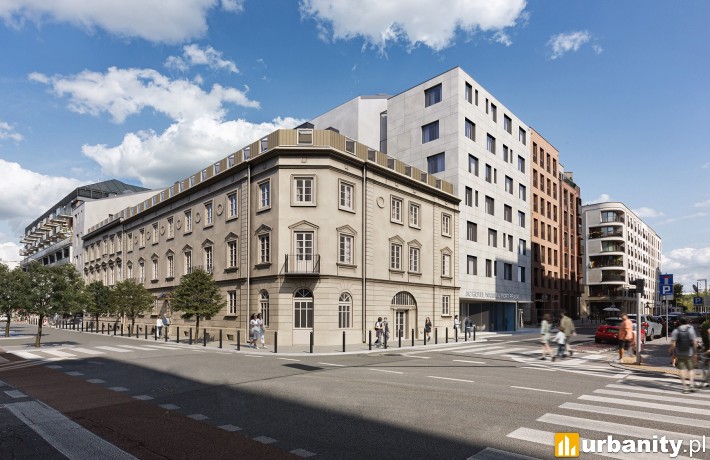 AC Hotel Warsaw Port Praski, wizualizacja inwestycji, wiz. materiały prasowe