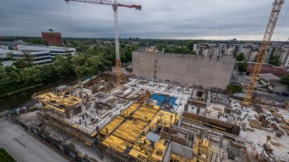 Angel River we Wrocławiu pnie się już w górę