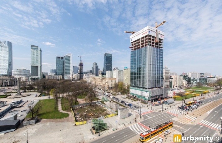 Central Point w Warszawie - wiecha