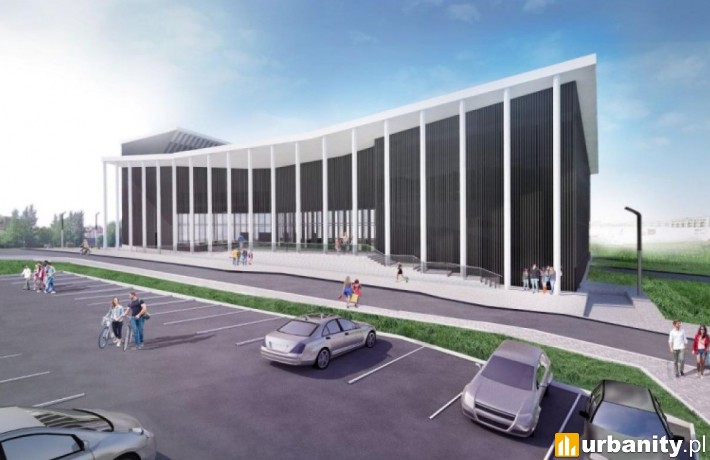 Wizualizacja Centrum Turystyki Aktywnej w Bielawie, wiz. Pracownia Projektowa F11