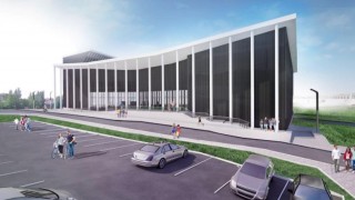 Wizualizacja Centrum Turystyki Aktywnej w Bielawie, wiz. Pracownia Projektowa F11