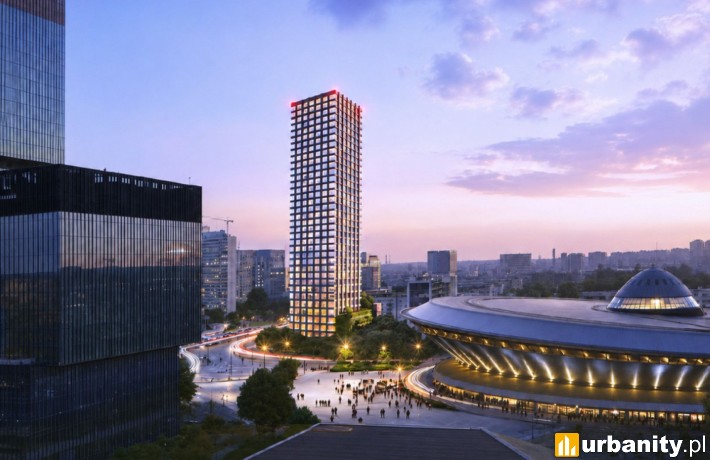 Koncepcja inwestycji Chorzowska 1 w samym centrum Katowic, wiz. Konior Studio