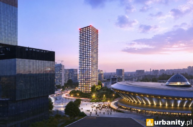 Koncepcja inwestycji Chorzowska 1 w samym centrum Katowic, wiz. Konior Studio