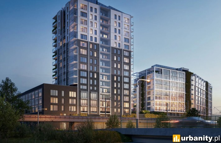 Heyki City ATAL w Szczecinie, wizualizacja, wiz. materiały dewelopera