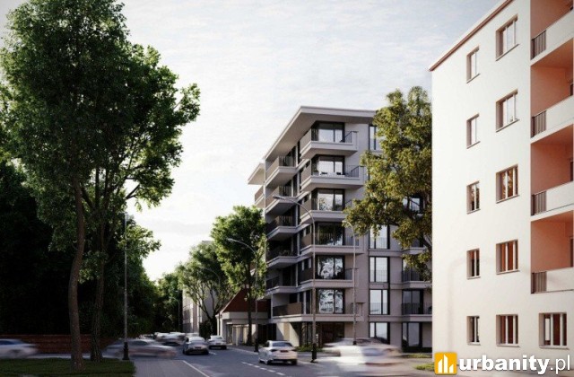 Poprawiona wersja projektu apartamentowca przy Jaracza w Łodzi, fot. materiały dewelopera