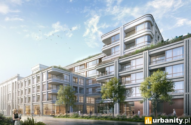 Kilińskiego 3A - projekt inwestycji w centrum Łodzi, wiz. Design Lab Group