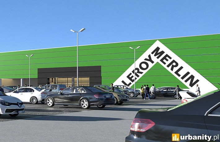 Leroy Merlin powstanie w Pruszczu Gdańskim, wiz. materiały inwestora