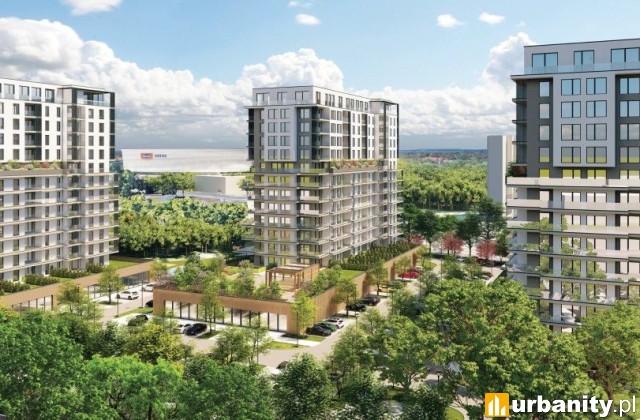 Lotnicza 100 we Wrocławiu, wizualizacja, wiz. materiały dewelopera