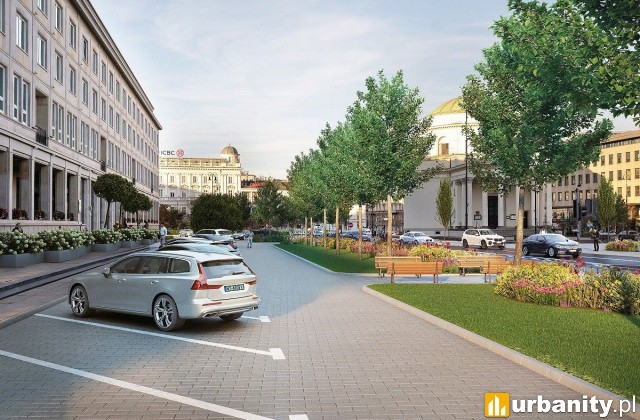 Metamorfoza placu Trzech Krzyży, wiz. materiały inwestora