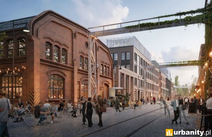 Projekt pierwszej zabudowy mieszkaniowej w Stoczni Cesarskiej, wiz. materiały inwestora