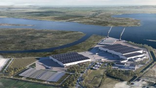 Wizualizacja fabryki Vestas w Szczecinie, wiz. materiały prasowe