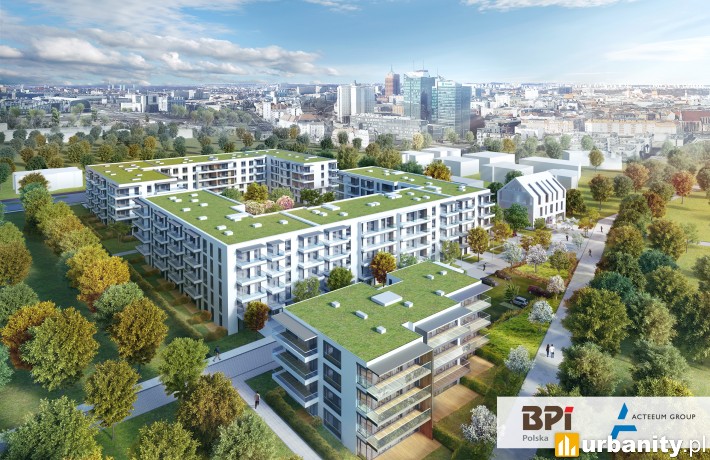 Projekt osiedla firmy BPi Polska w Poznaniu
