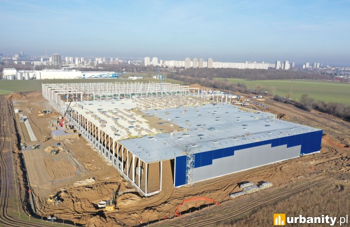 City Logistics Poznań III w budowie, fot. materiały prasowe