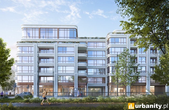 Kilińskiego 3A - projekt inwestycji w centrum Łodzi, wiz. Design Lab Group