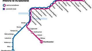 Metro w Krakowie, przebieg trasy, wiz. materiały inwestora