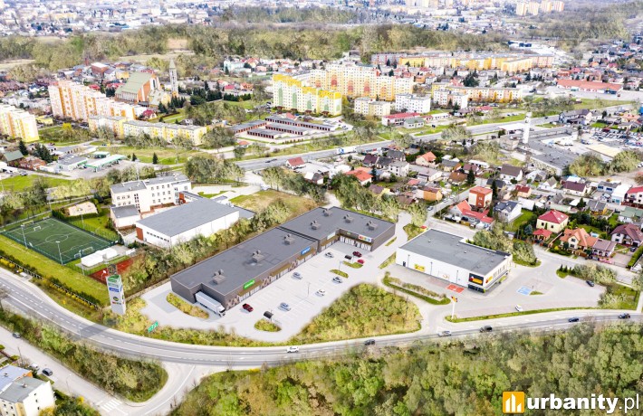Wizualizacja nowego parku handlowego w Radomiu, fot. materiały prasowe