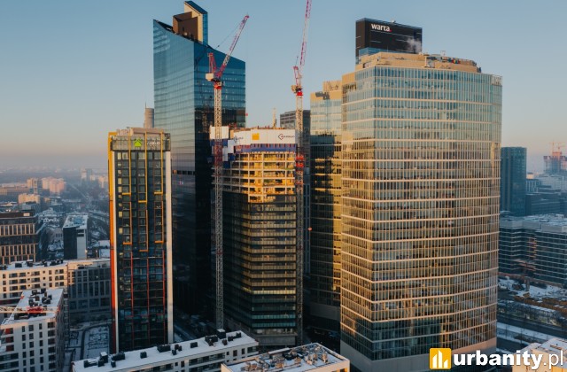 Wieżowiec Skyliner II osiągnął ponad 105 metrów wysokości, fot. Karimpol Polska