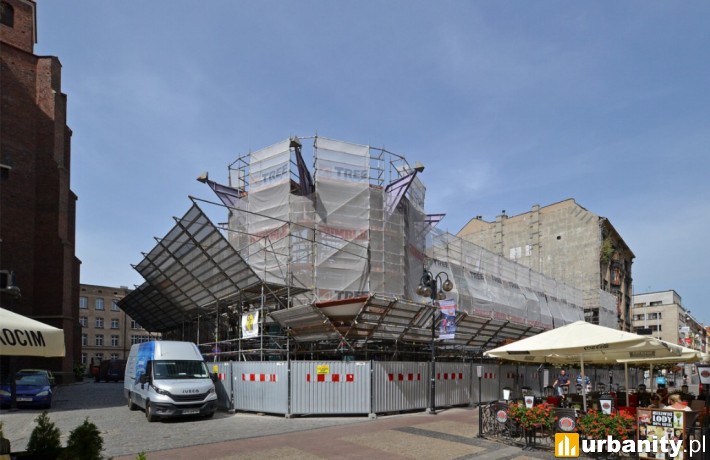 Tak w sierpniu prezentuje się rozbiórka budynku Solpolu, fot. alsen strasse 67