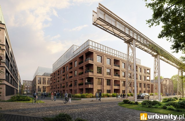 Projekt pierwszej zabudowy mieszkaniowej w Stoczni Cesarskiej, wiz. materiały inwestora