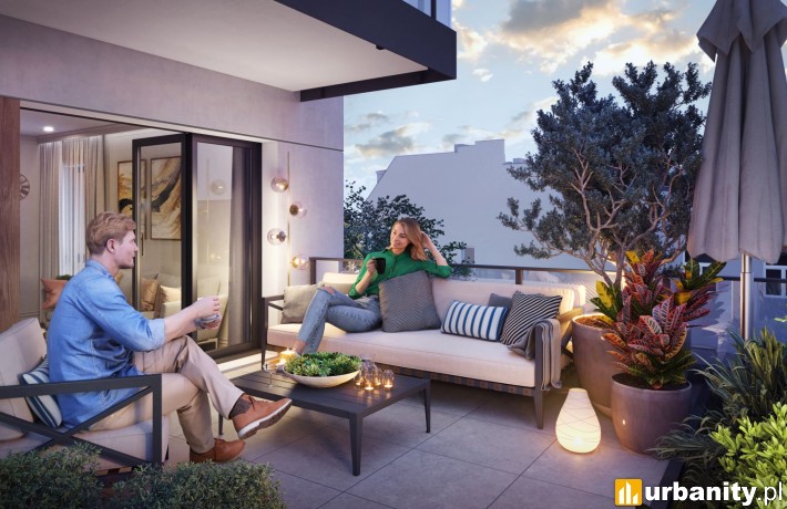 Projekt osiedla Atrium na Starym Polesiu, wiz. materiały dewelopera