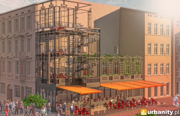 Projekt ażurowej kamienicy przy Piotrkowskiej w Łodzi