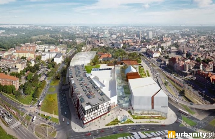 Wizualizacja kompleksu Forum Gdańsk