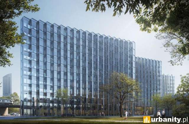 Koncepcja inwestycji przy ulicy Kolejowej według projektu Kuryłowicz & Associates, wiz. Kuryłowicz & Associates