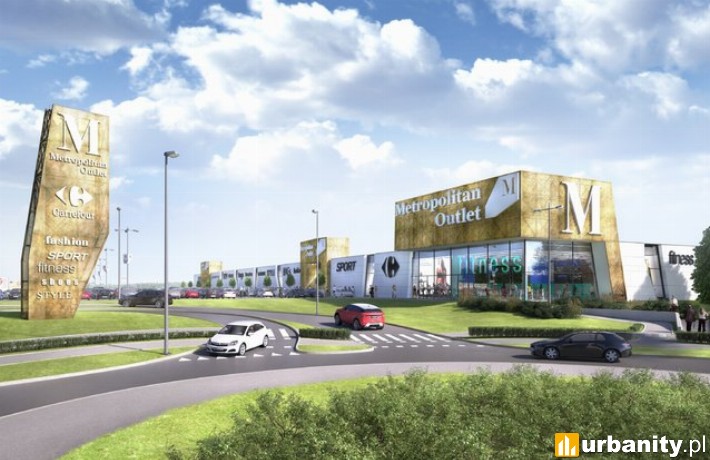 Metropolitan Outlet Bydgoszcz - projekt rozbudowy