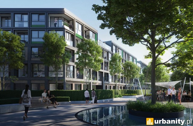 Wizualizacja inwestycji Młyny Mogilska w Krakowie, fot. materiały dewelopera