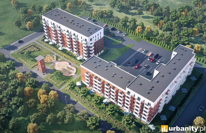 Projekt pierwszego etapu osiedla Nowa Przędzalnia