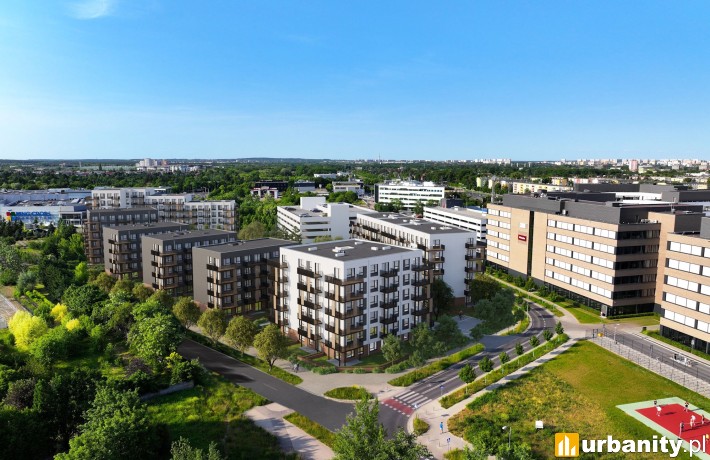 Osiedle Pastelowo w Poznaniu, wizualizacja, wiz. materiały dewelopera
