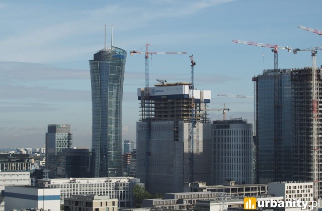 Budowa wieżowca Skyliner - wrzesień 2019 r.