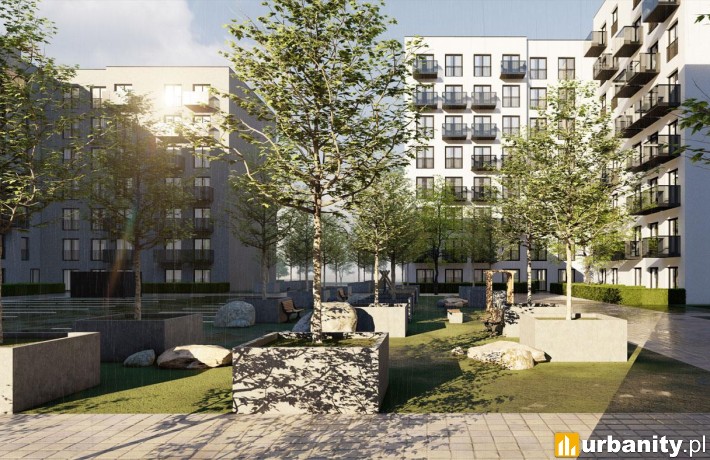 Projekt inwestycji mieszkaniowej przy ostrobramskiej, wiz. materiały dewelopera