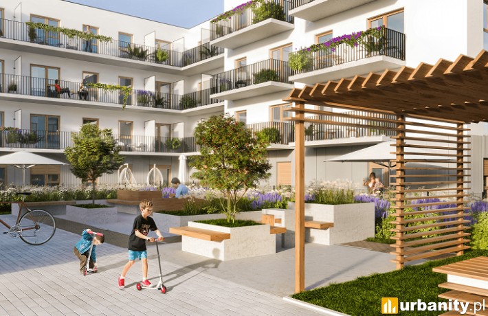 Projekt osiedla Trio Park w dzielnicy Krzyki, wiz. materiały prasowe